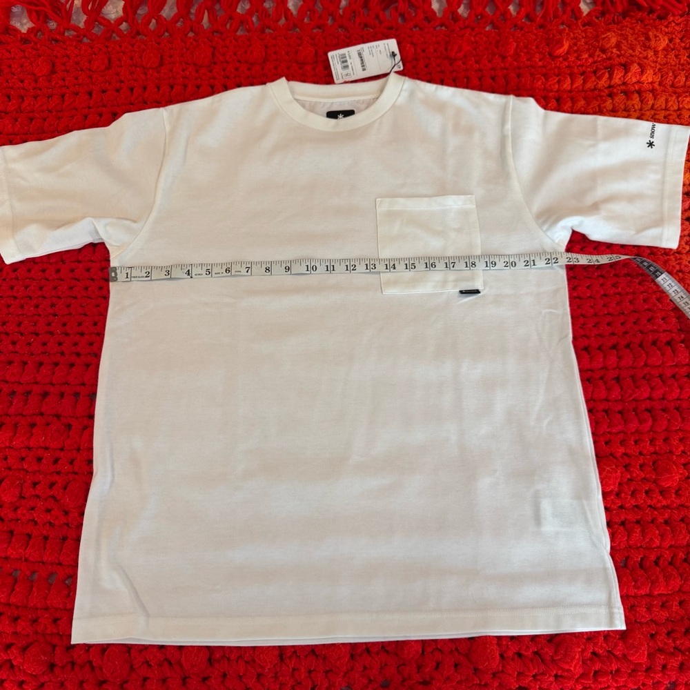 Snow Peak White Pocket Tee NWT